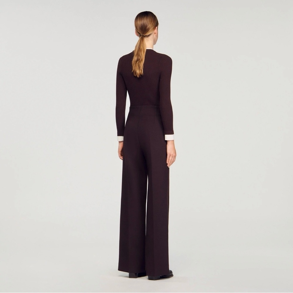 Sandro FLARED TROUSERS NWT - Picture 3 of 7